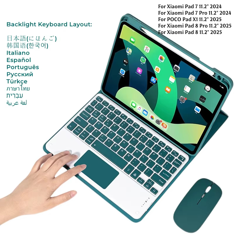 Desk Setup Keyboard - Podświetlana klawiatura z myszką do Xiaomi