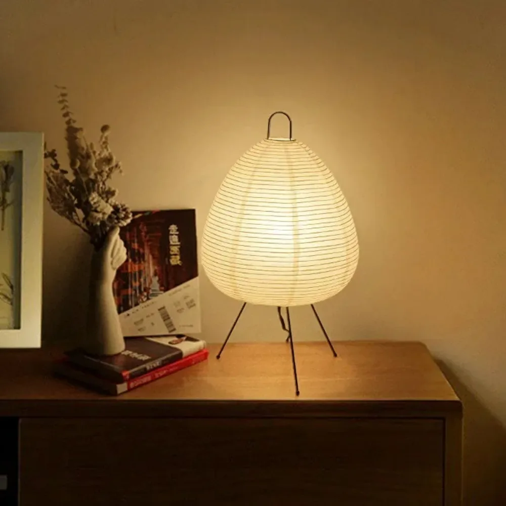 Desk Setup Japan - Japońska latarnia Noguchi Yong lampa statyw