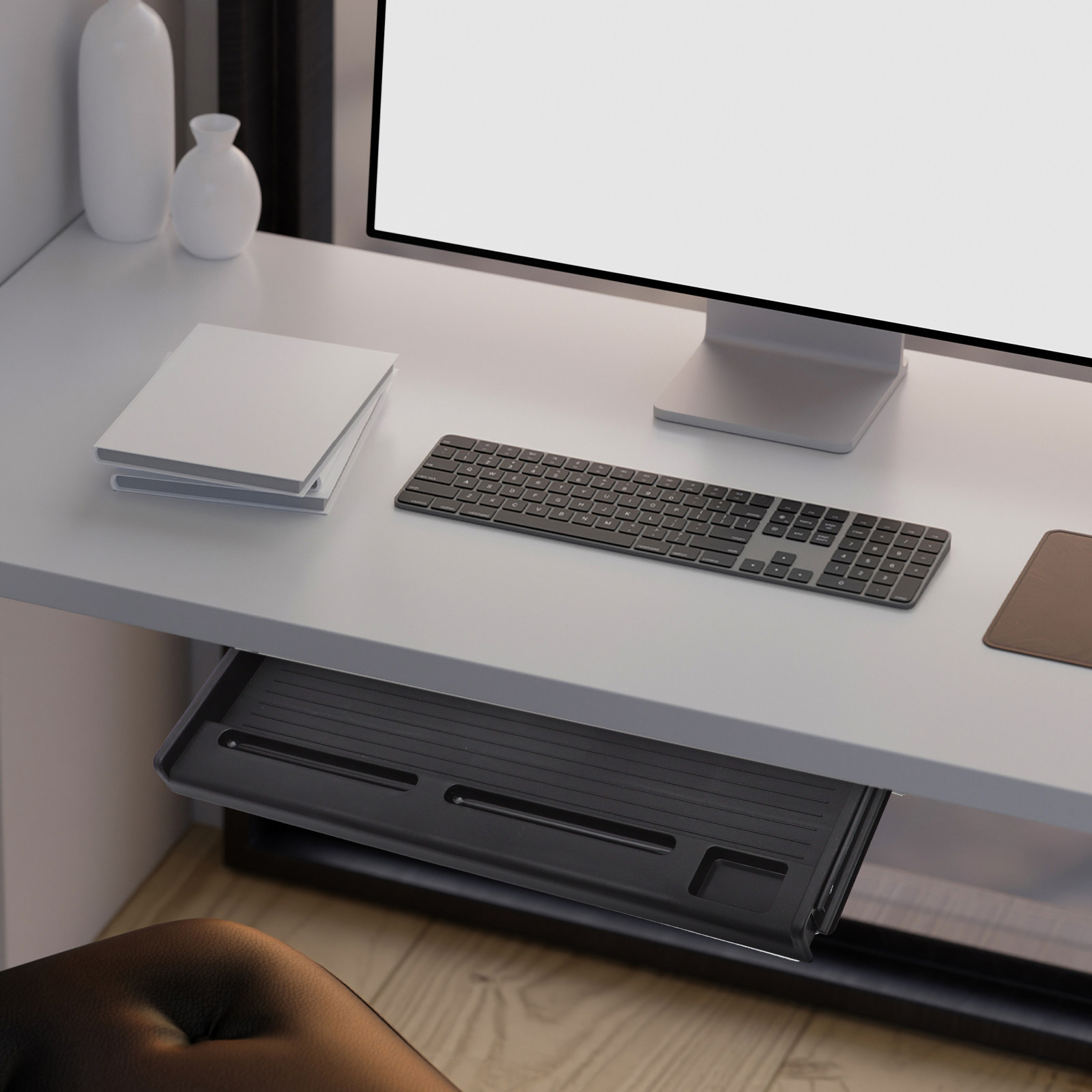 Desk Setup Keyboard - 1 zestaw wysuwanej półki na klawiaturę
