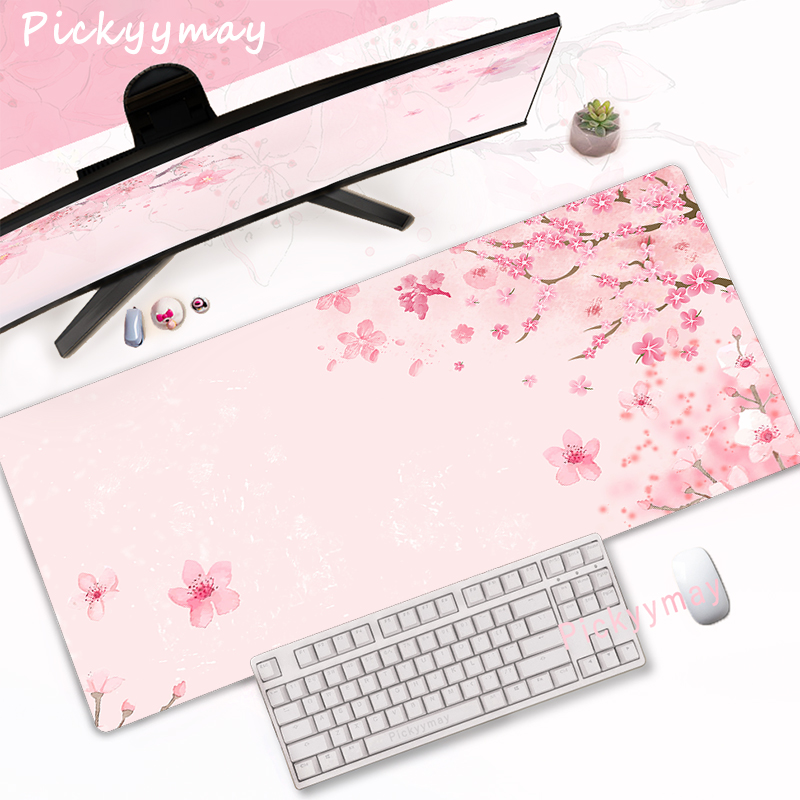 Desk Setup Pink - Podkładka pod mysz CIFBUY Pink Cherry