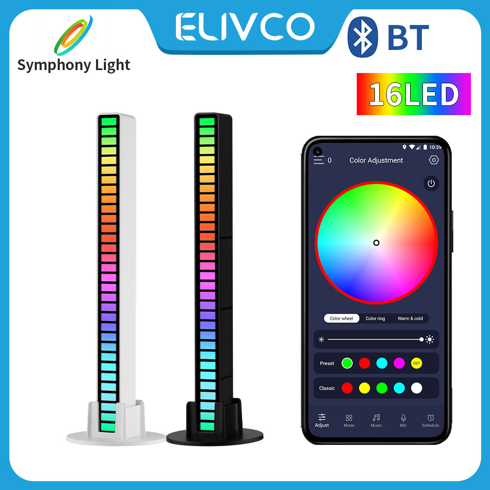 Desk Setup Background - 16-LEDS RGB LED Light Bar App