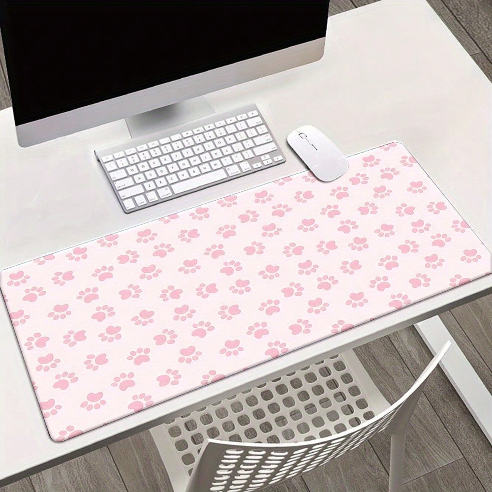 Desk Setup Pink - Podkładka na biurko z różowym odciskiem