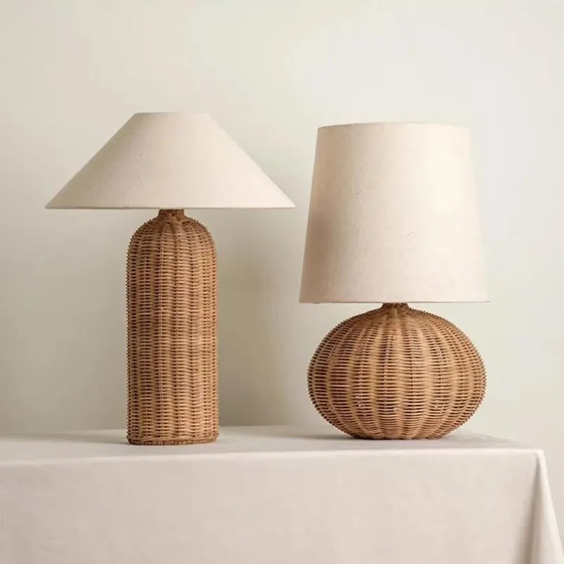Desk Setup Japan - Lampa stołowa w stylu wabi-sabi, vintage,