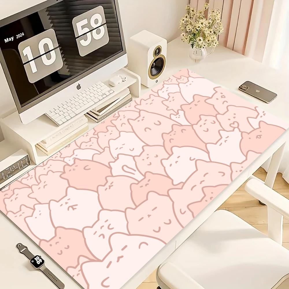 Podkładka pod mysz do gier, du – Desk Setup Pink recenzja i cena