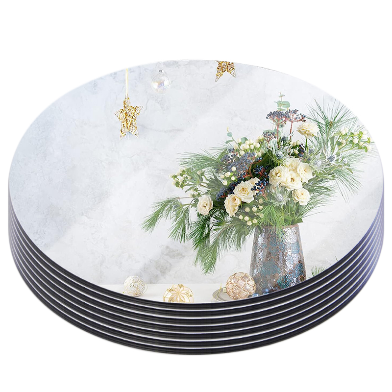 20cm okrągła szklana taca lust – Desk Setup Background recenzja i cena