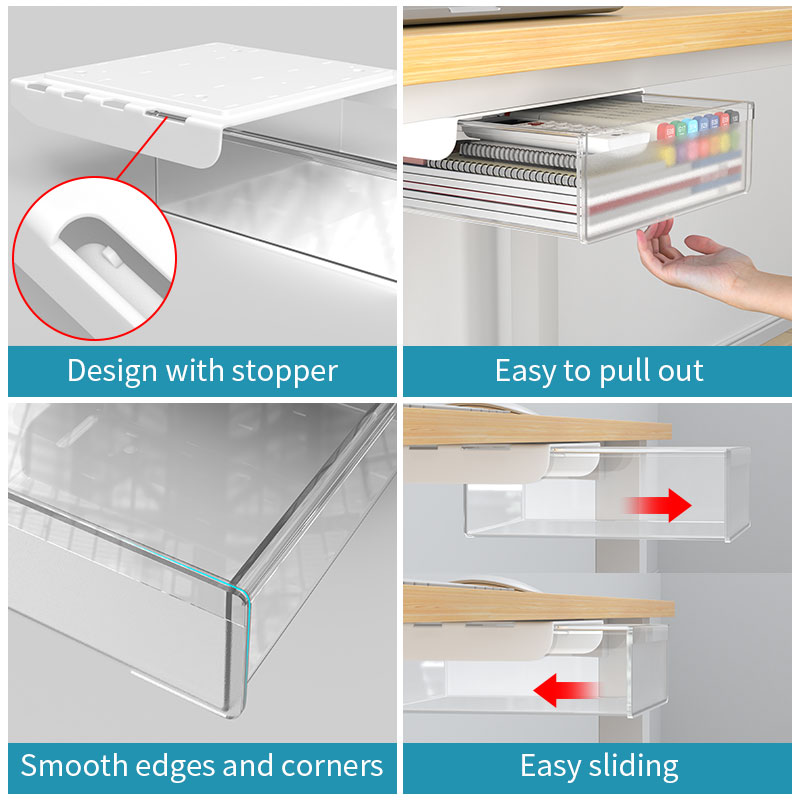 Ukryty system szuflad pod biur – Desk Setup Study recenzja i cena