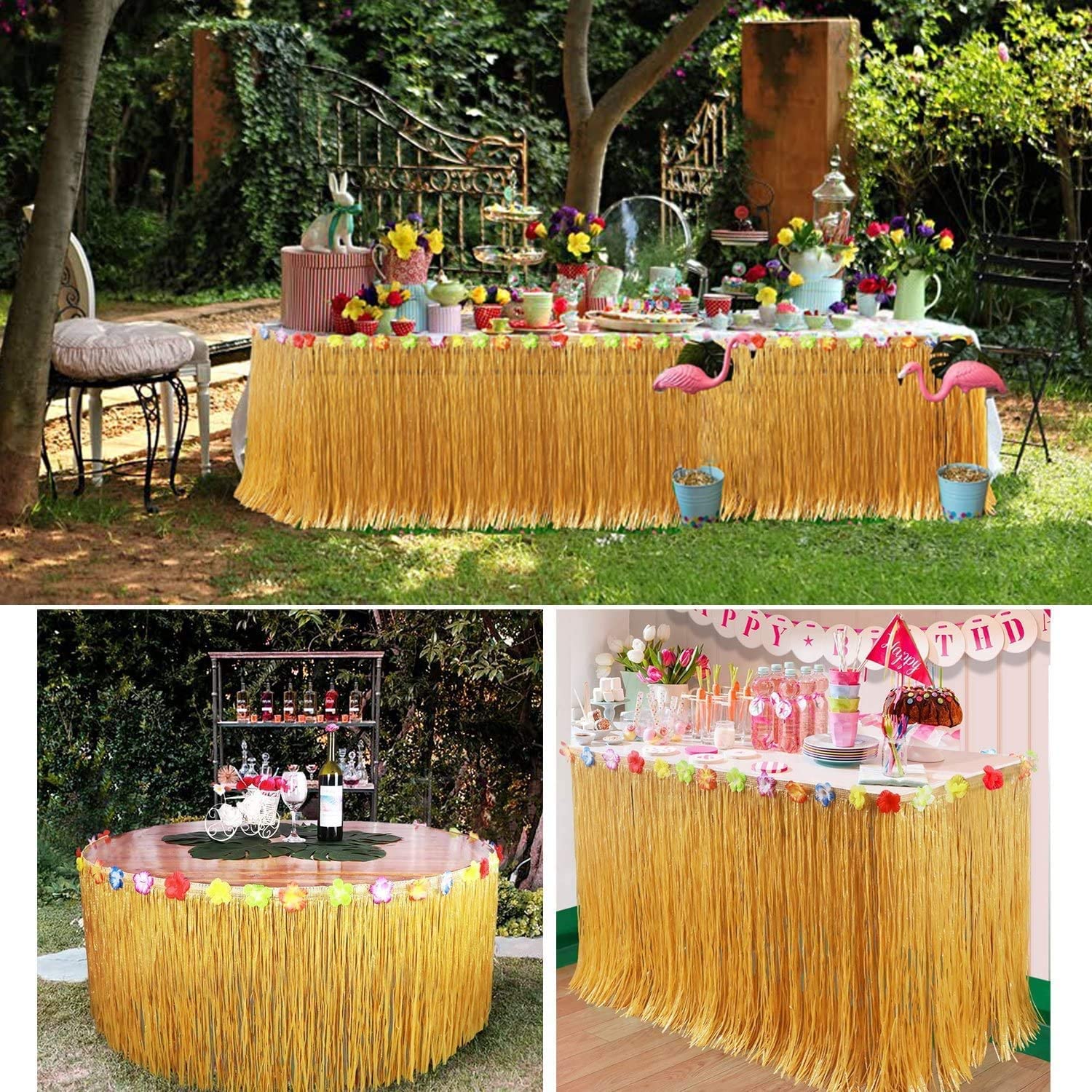 Słomkowy kolor Luau Grass Stół – Desk Setup Girl recenzja i cena