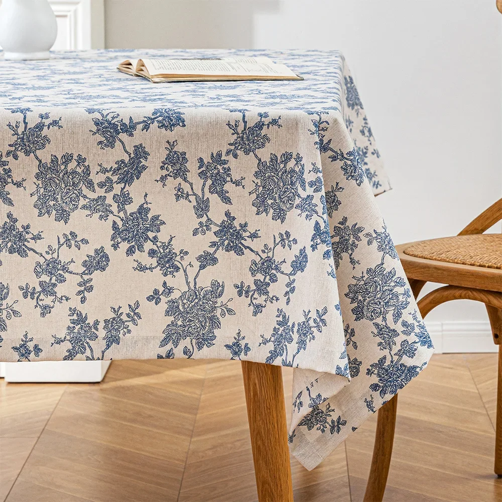 Ins Kwiatowe obrusy Retro Bawe – Desk Setup Background recenzja i cena