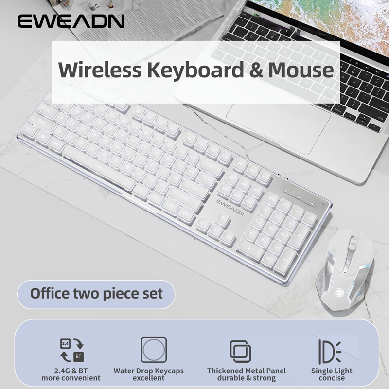 Bezprzewodowa klawiatura i mys – Desk Setup Keyboard recenzja i cena
