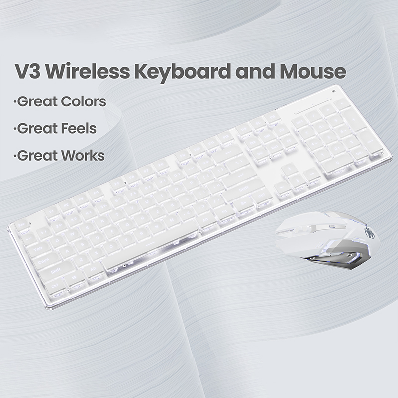 Bezprzewodowa klawiatura i mys – Desk Setup Keyboard recenzja i cena