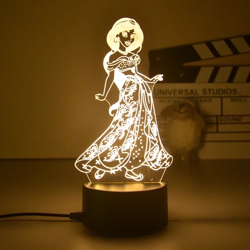 Lampa LED 3D Księżniczki Disne – Desk Setup Lamp recenzja i cena