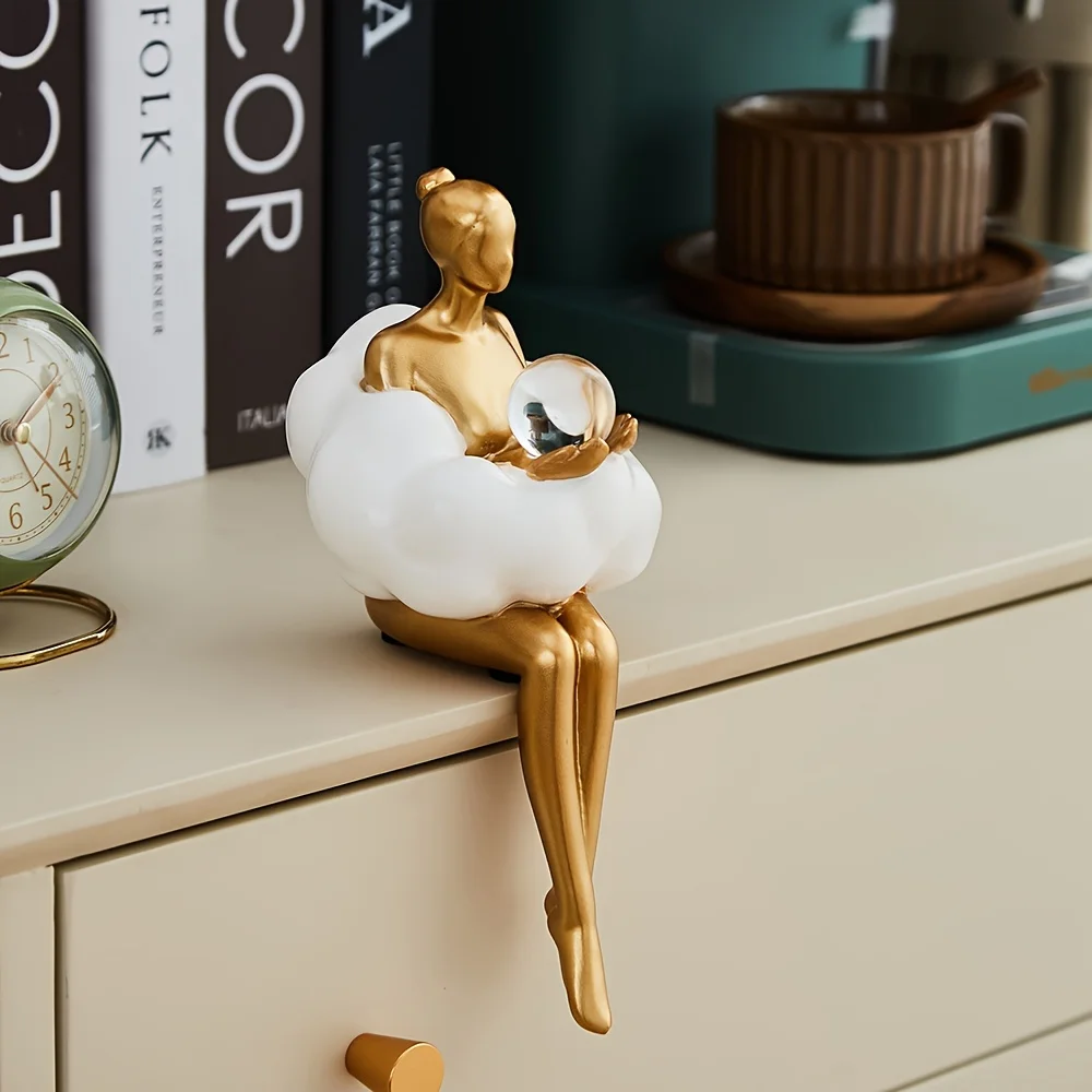Chmura dziewczyna rzeźba abstr – Desk Setup Girl recenzja i cena