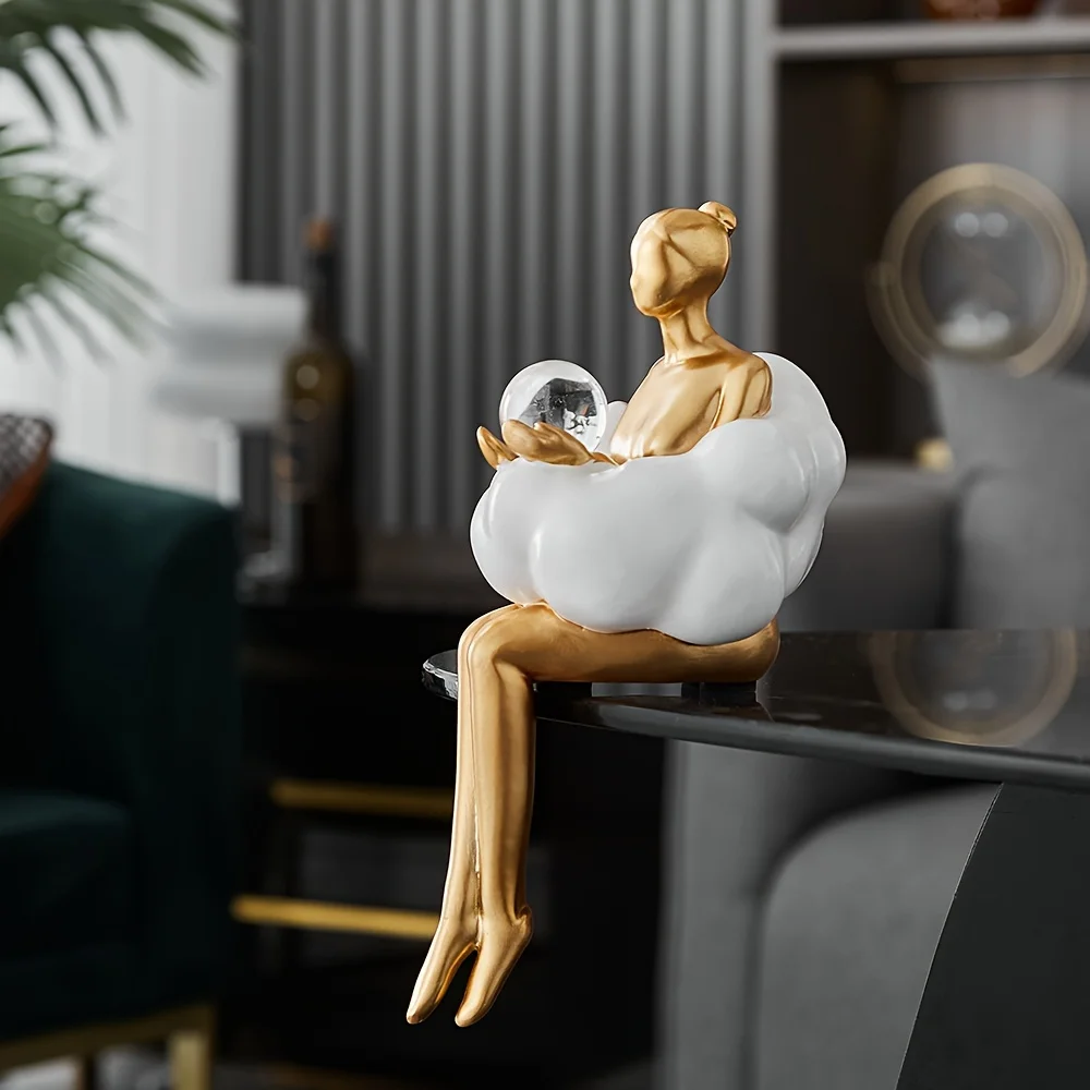 Chmura dziewczyna rzeźba abstr – Desk Setup Girl recenzja i cena
