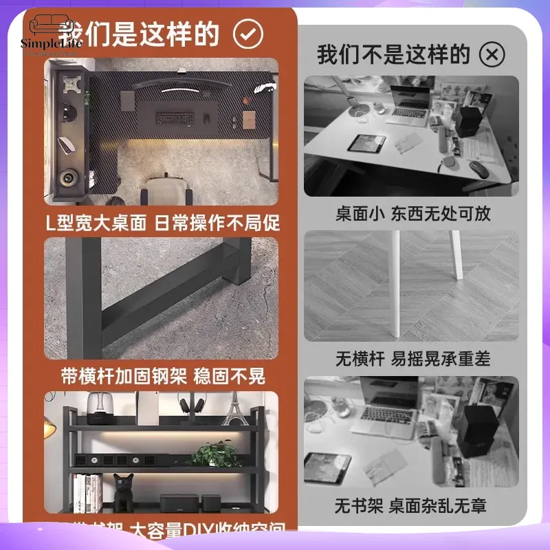 Narożne biurko gamingowe z pół – Desk Setup Study recenzja i cena