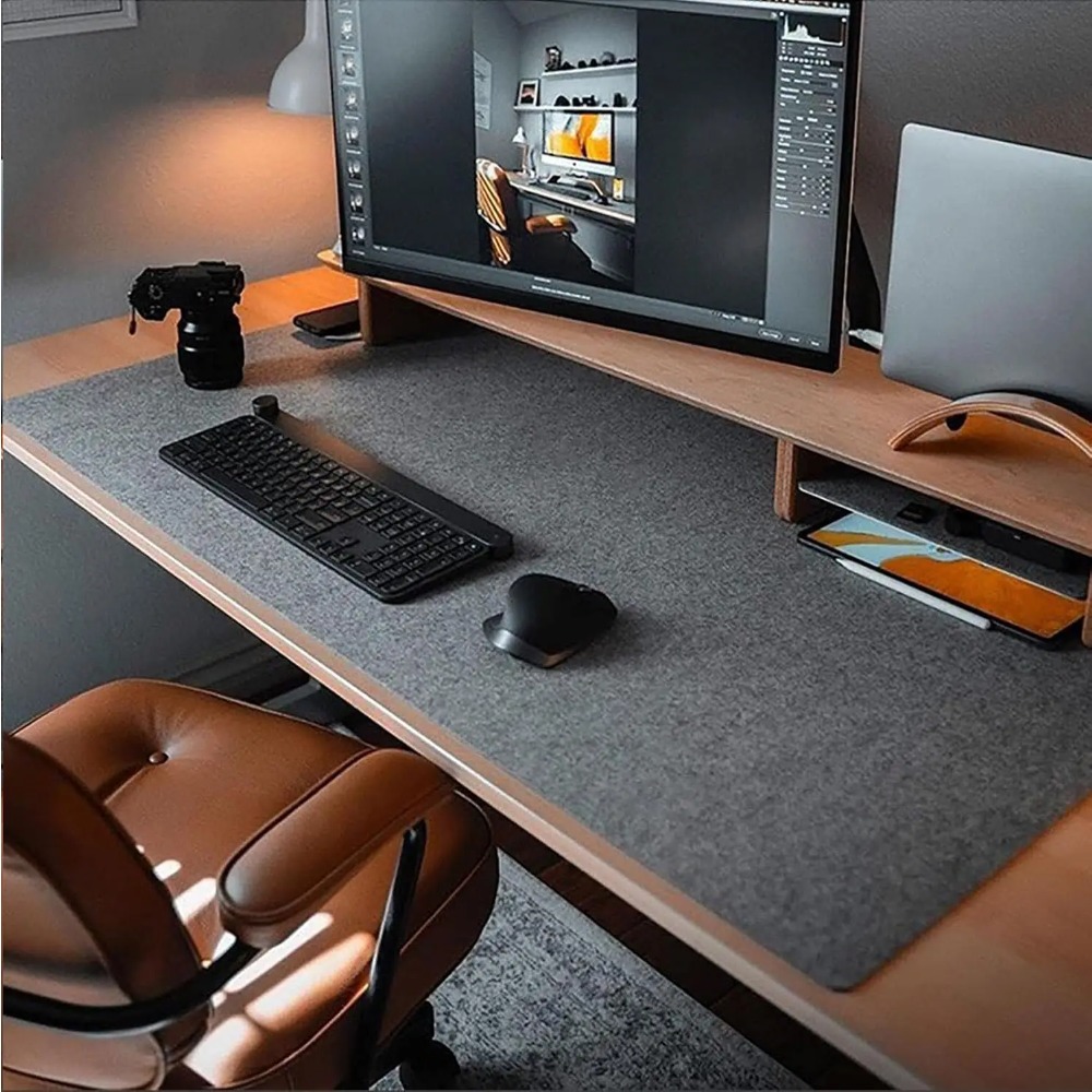 Podkładka na biurko z filcu, m – Desk Setup Rug recenzja i cena