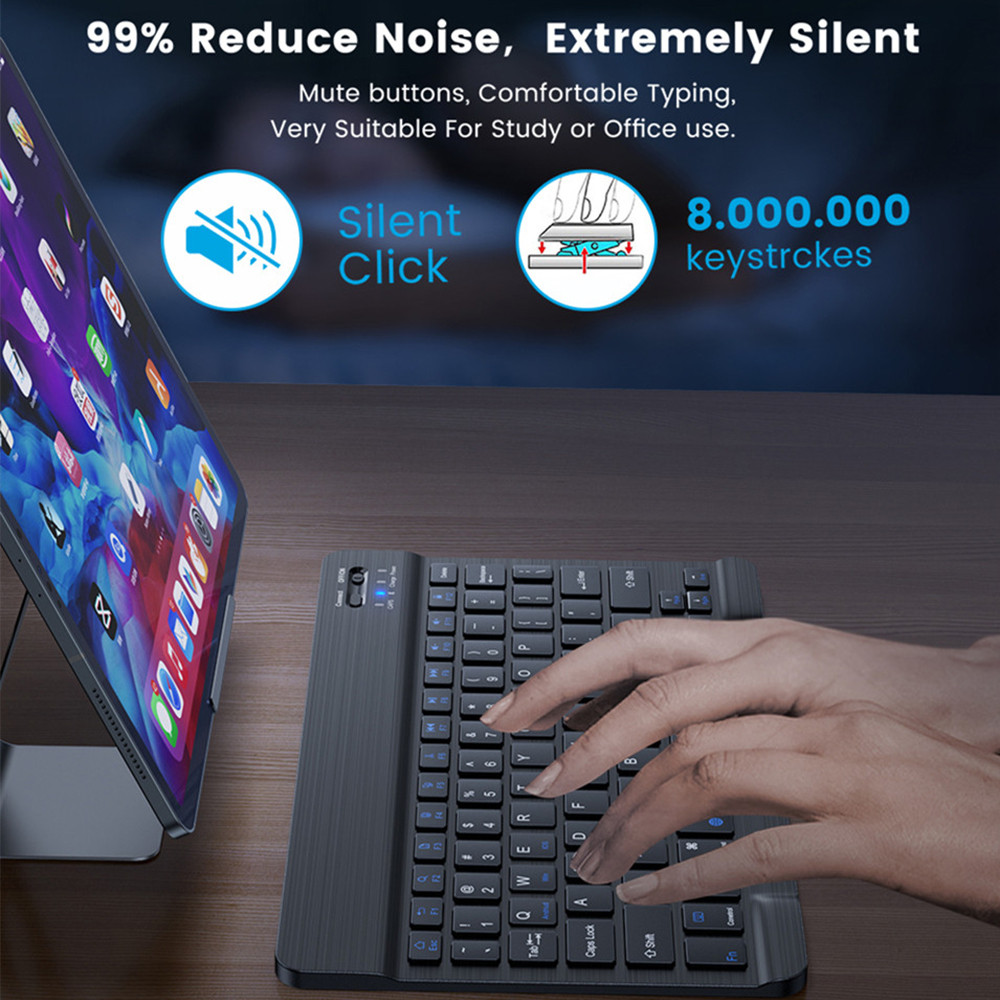 10-calowa bezprzewodowa mini k – Desk Setup Keyboard recenzja i cena