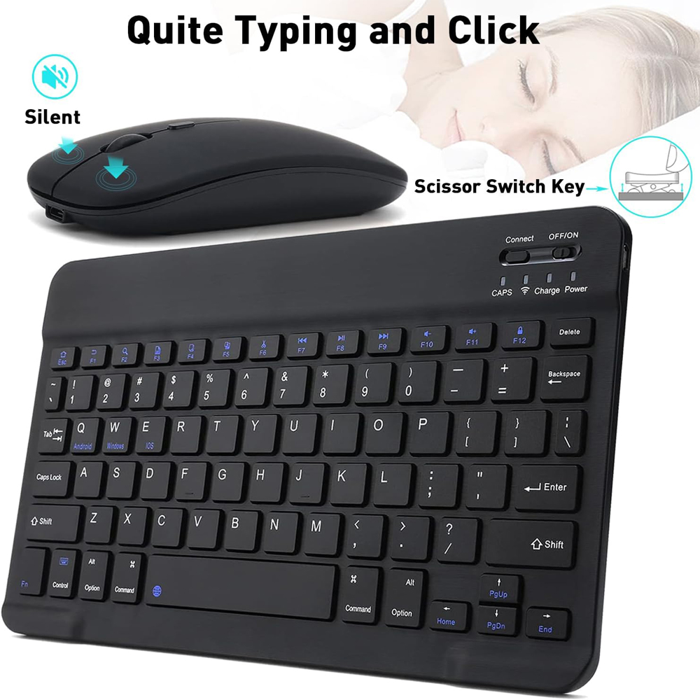 10-calowa bezprzewodowa mini k – Desk Setup Keyboard recenzja i cena