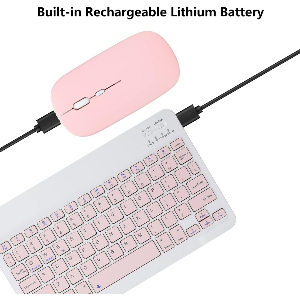 10-calowa bezprzewodowa mini k – Desk Setup Keyboard recenzja i cena