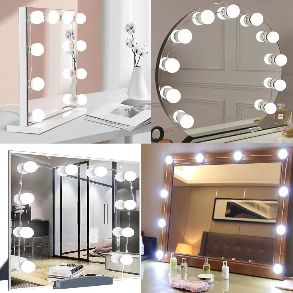 LED Light Paste Mirror Makeup  – Desk Setup Lamp recenzja i cena