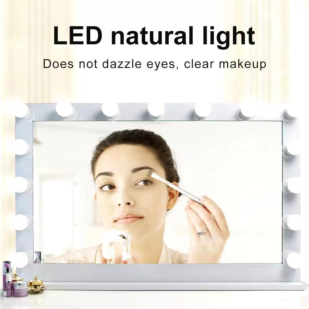 LED Light Paste Mirror Makeup  – Desk Setup Lamp recenzja i cena