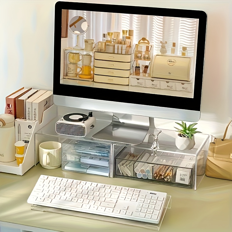 Akrylowy stojak na klawiaturę, – Desk Setup Design recenzja i cena