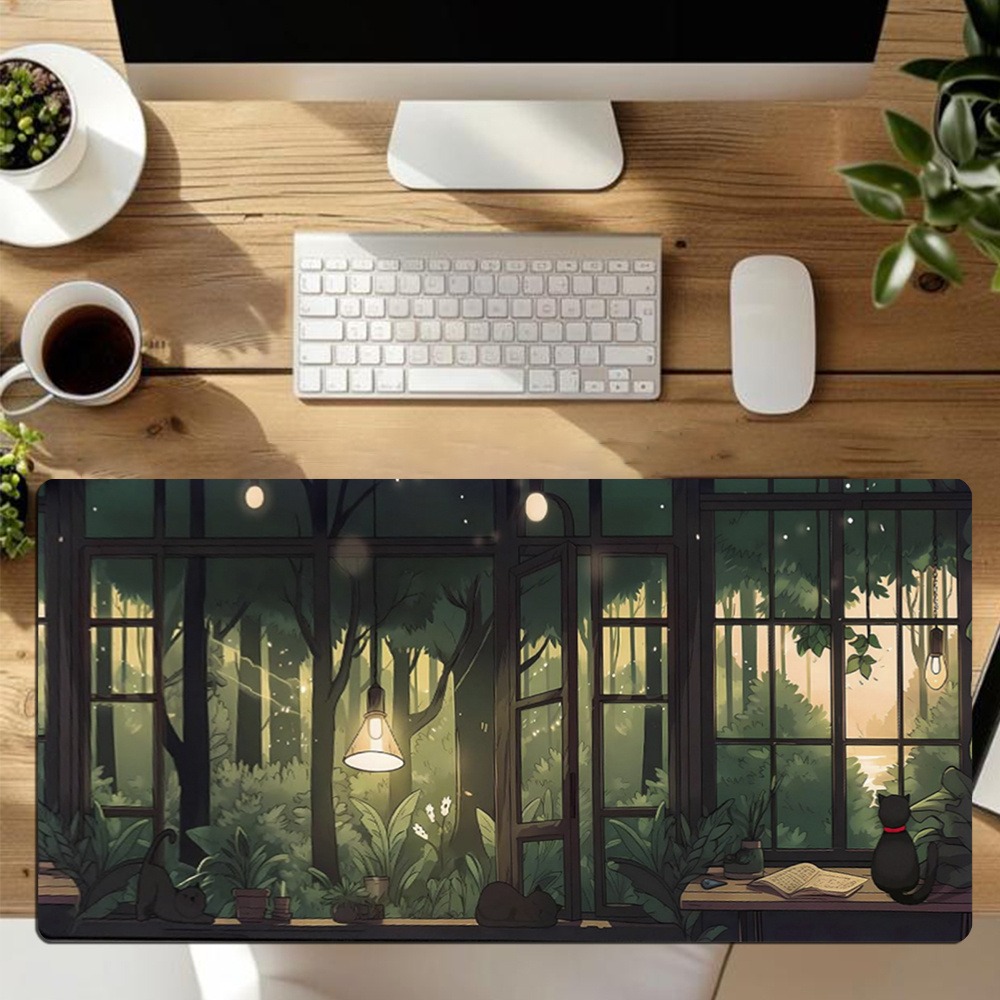Urocza podkładka na biurko Lof – Desk Setup With Plants recenzja i cena