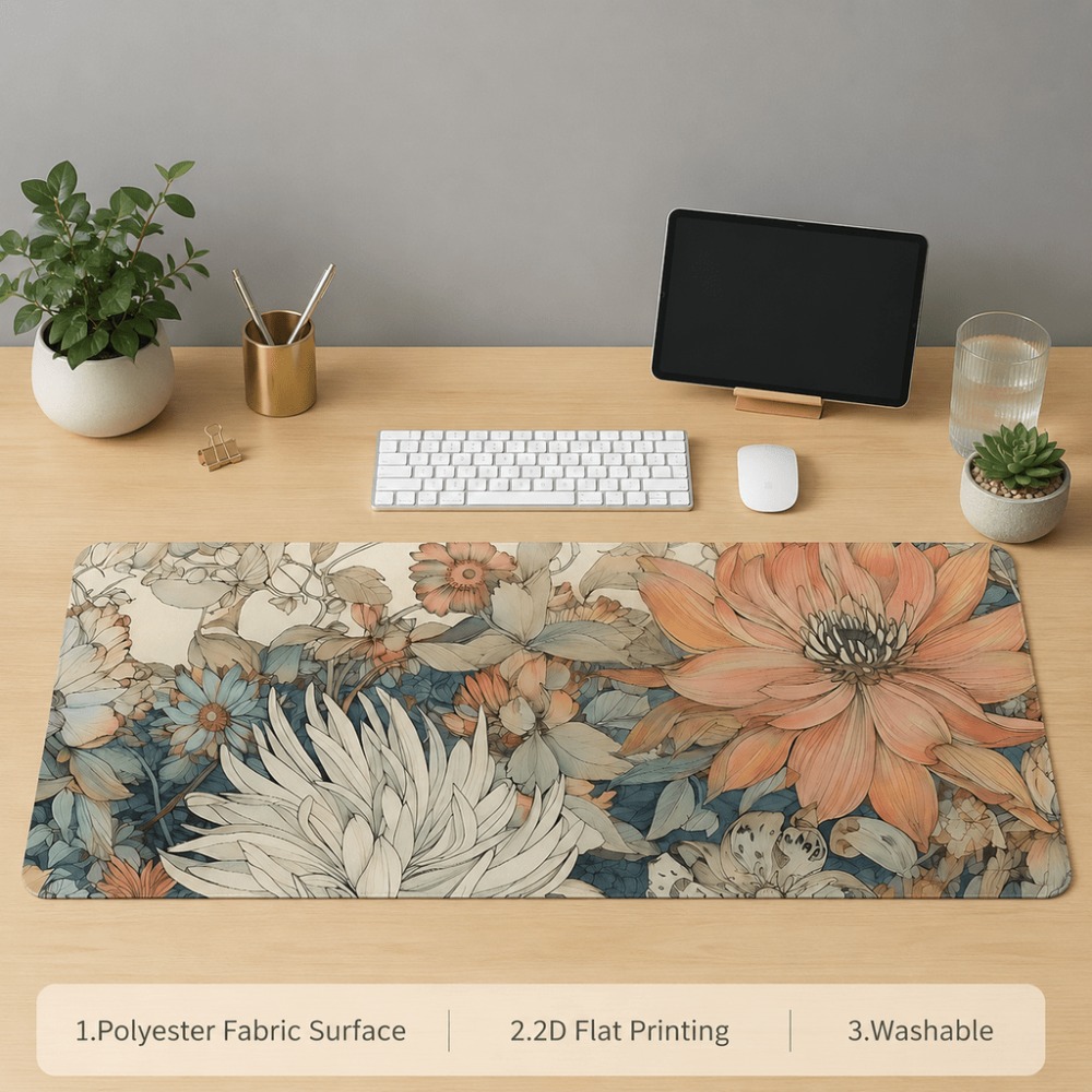 Podkładka na stół w stylu retr – Desk Setup With Plants recenzja i cena
