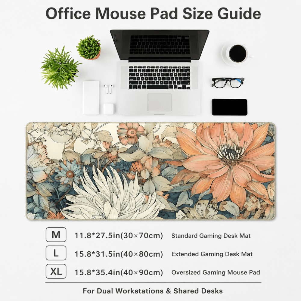 Podkładka na stół w stylu retr – Desk Setup With Plants recenzja i cena