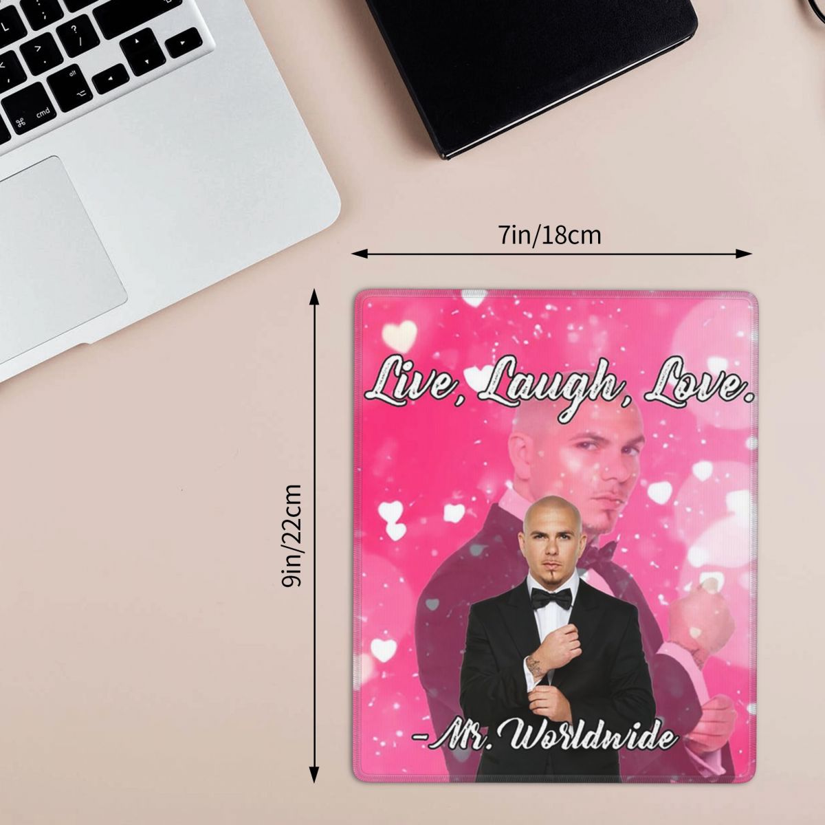Podkładka pod mysz Mr. Worldwi – Desk Setup Pink recenzja i cena