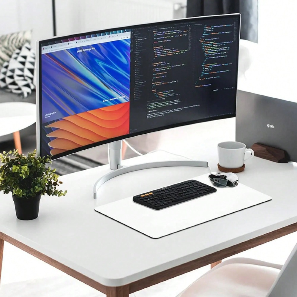 Podkładka na biurko z różowym  – Desk Setup Pink recenzja i cena