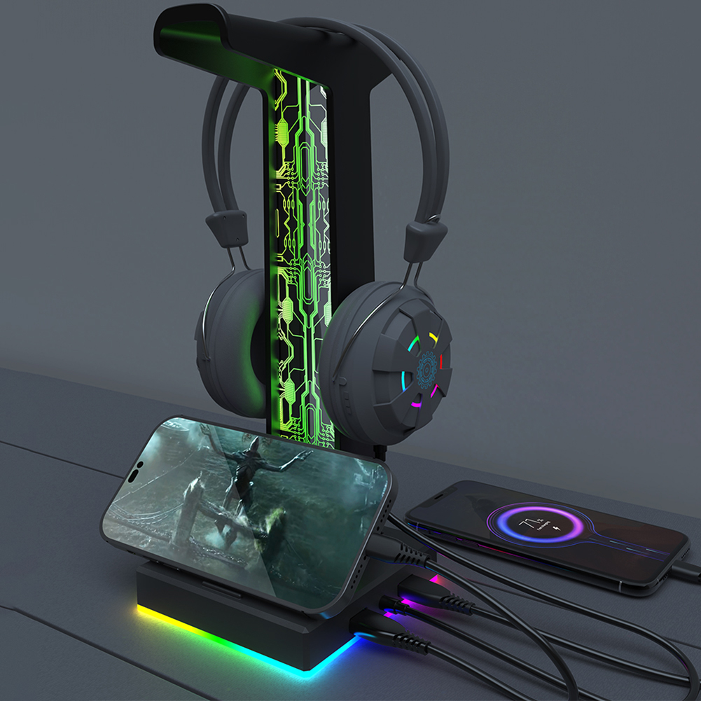 Słuchawki gamingowe RGB podwój – Desk Setup Lamp recenzja i cena