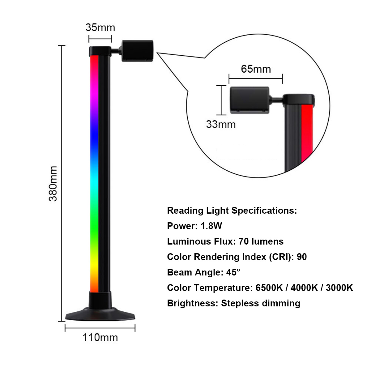 Inteligentna listwa świetlna L – Desk Setup Background recenzja i cena