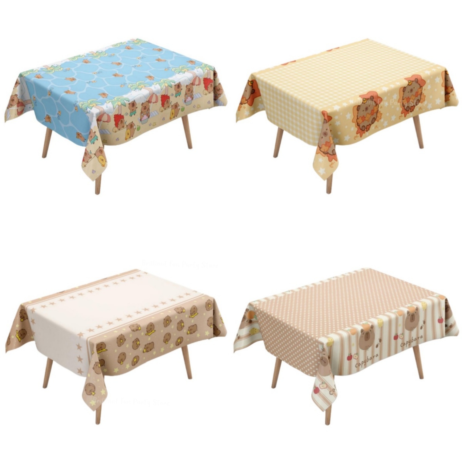 Uroczy obrus z kapibarą na uro – Desk Setup Girl recenzja i cena