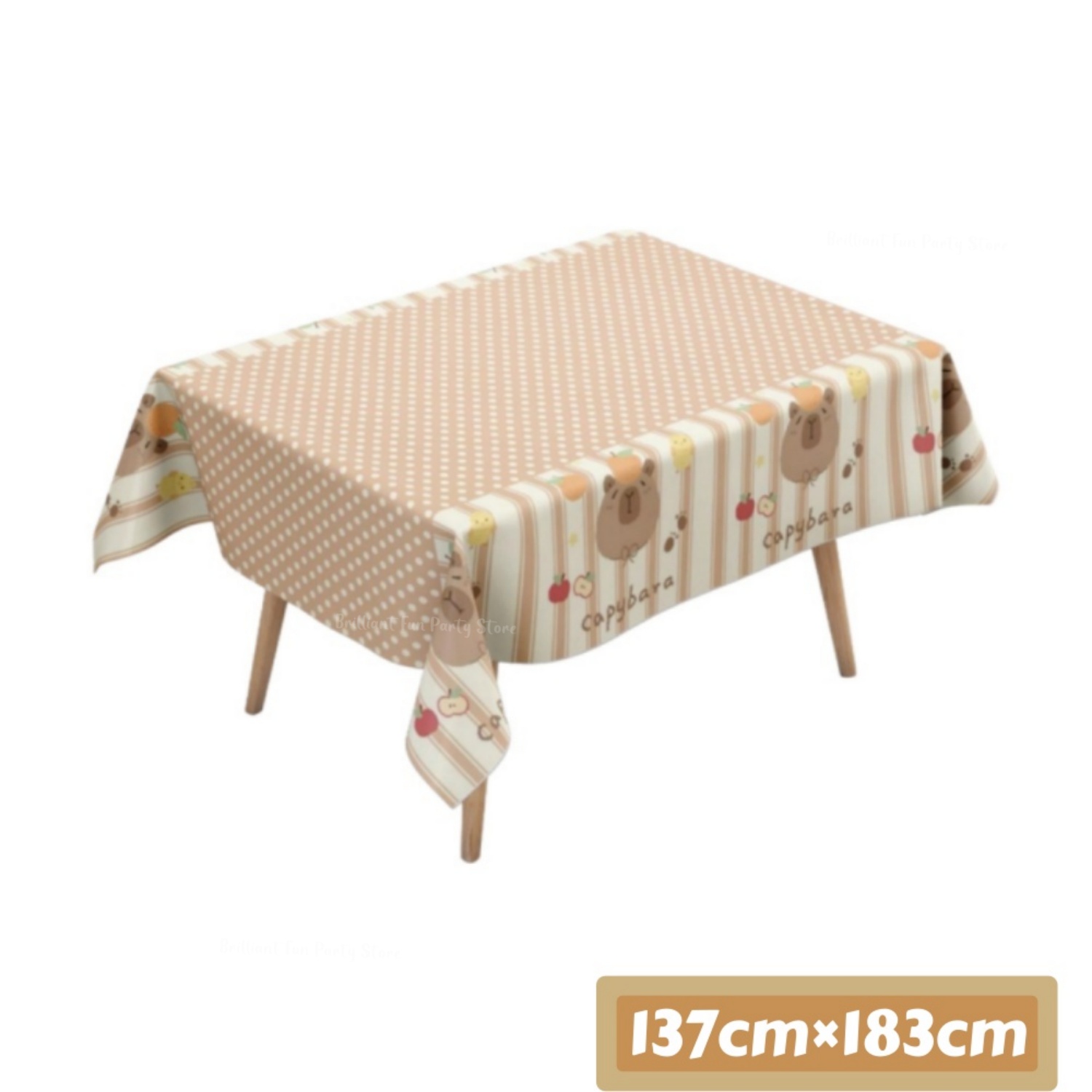 Uroczy obrus z kapibarą na uro – Desk Setup Girl recenzja i cena